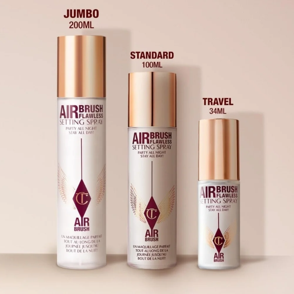 Charlotte Tilbury Airbrush Flawless Setting Spray, 34ml (Travel Size), NIB